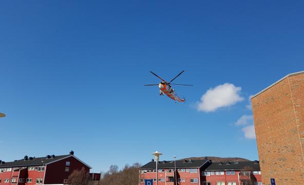 Redningshelikopter - Øvelse Nord