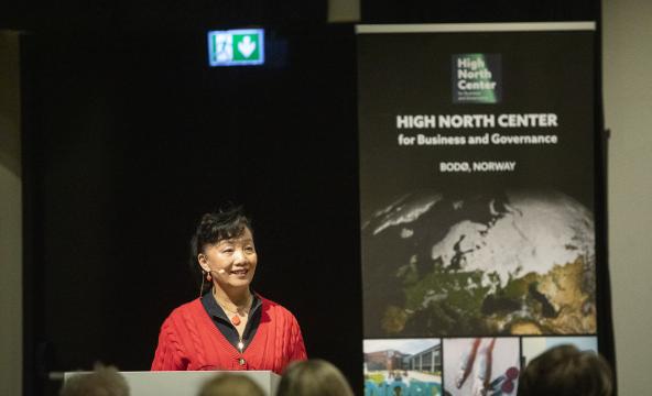 Elise Chen, Norwegian Chinese Chamber for Commerce, snakket om kulturutveksling mellom Norge og Kina, som har foregått i snart tjue år.