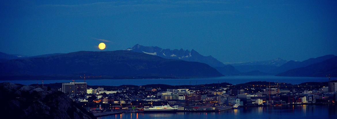Bodø by Night Foto: Nadezda Nazarova