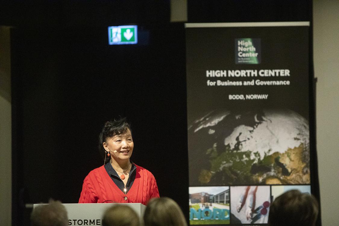 Culture: Elise Chen, Norwegian Chinese Chamber for Commerce, talked about the cultural cooperation between Norway and Chine, that has been going on for almost twenty years. Photo: Hogne Bø Pettersen/High North Center.